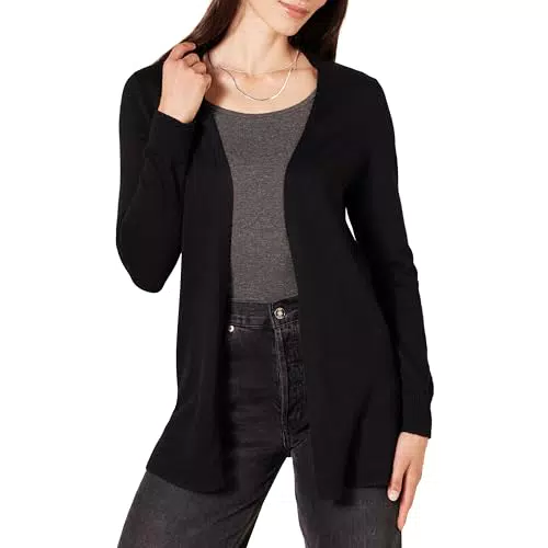 Amazon Essentials Damen Leichte Strickjacke, Vorne Offen
