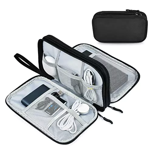 AMFUN Kabeltasche Organizer für Reise, Elektronik und Handyladekabel