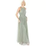 Anaya with Love Damen Maxi Kleid Halter Neck A-Linie Abendkleid für Hochzeiten