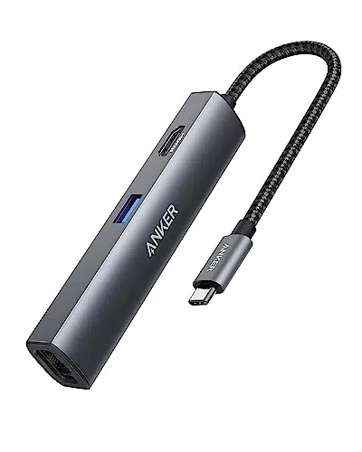 Anker PowerExpand+ Ethernet Hub mit 4K HDMI und 3 USB 3.0 Ports für MacBook Pro