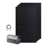 Anker SOLIX Balkonkraftwerk mit Speicher 2000W, Solarbank E1600 Pro, Bifaziales Solarpanel