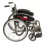 Antar AT52309 Rollstuhl mit 43 cm Sitzbreite für optimale Mobilität