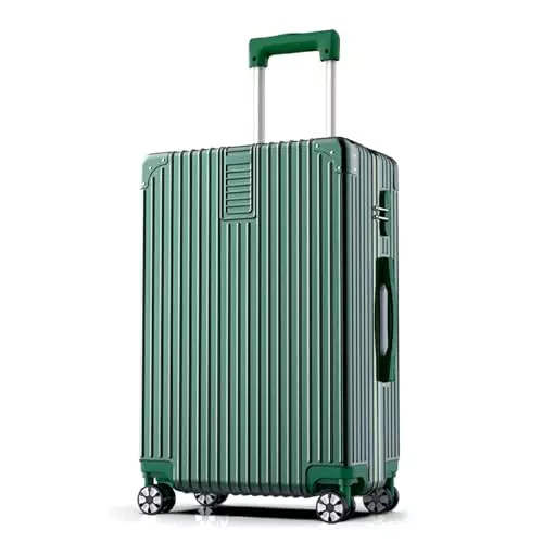 Aoliwei Hartschalenkoffer mit Zwillingsrollen Trolley Reisekoffer Handgepäck