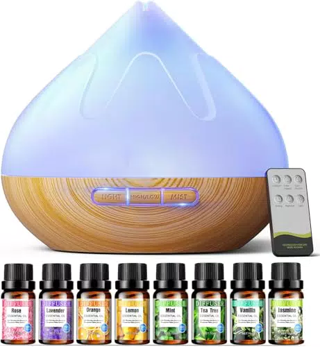 Aroma Diffuser mit Fernbedienung und Timer – Aromatherapie für Ihr Zuhause