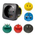 Schwabe Weltreiseadapter - Universaladapter mit 5 Ländermodulen, Typ B, G, I, J, L