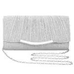 Asvert Abendtasche Damen Clutch Elegant Satin Handtasche für Hochzeit und Party