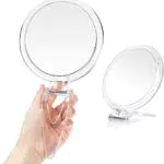 B Beauty Planet Vergrößerungsspiegel 30X, Klapphandspiegel für Reisen