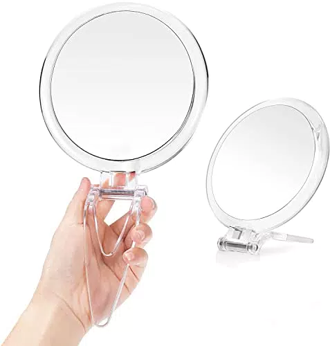 B Beauty Planet Vergrößerungsspiegel 30X, Klapphandspiegel für Reisen