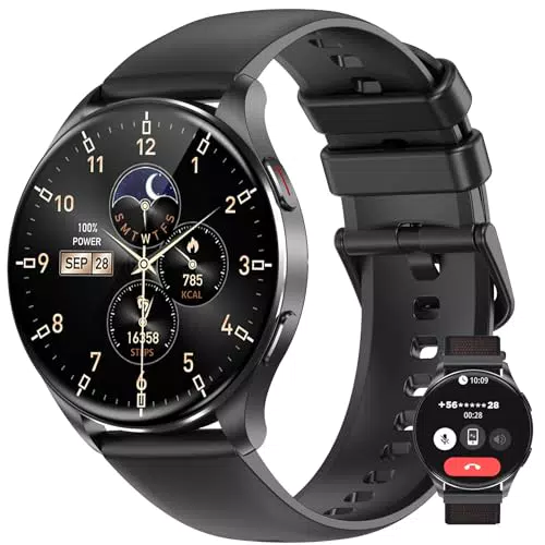 Baolubao Smartwatch für Damen und Herren – 1.43" AMOLED Fitnessuhr mit Telefonfunktion