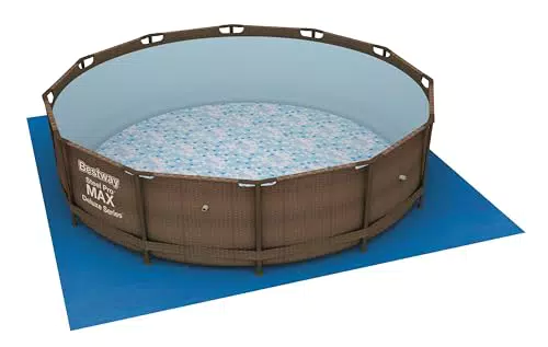 Bestway Flowclear™ quadratische Bodenplane für Aufstellpools bis Ø 366 cm