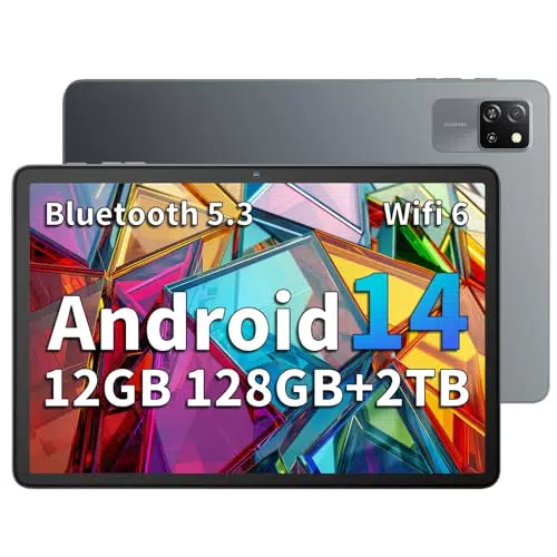 Blackview Tab60 Tablet 10 Zoll, Android 14, 12GB RAM, 128GB ROM, Octa Core, WiFi 6
