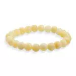 Bling Jewelry Edelstein Jadequarz Rundperlenarmband für Unisex und Teenager