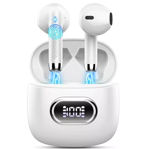 Bluetooth 5.4 Kopfhörer Kabellos Stereo HiFi mit ENC Mikrofon und LED-Anzeige
