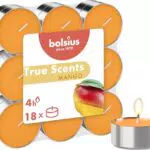 Bolsius True Scents Teelichter mit Baumwolldocht, Lavendel, 4 Stunden Brenndauer