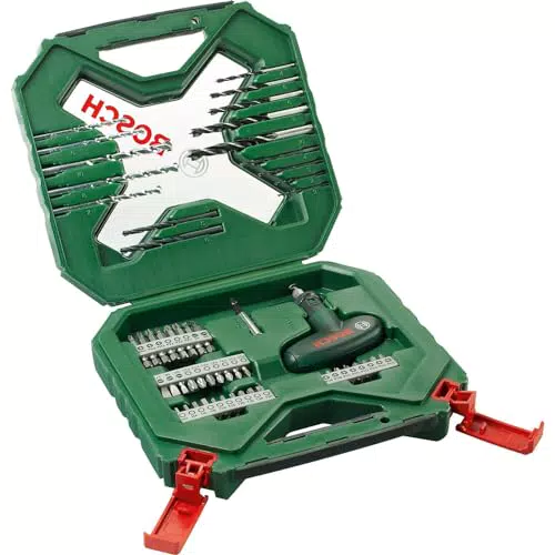 Bosch X-Line Classic Bohrer- und Schrauber-Set für Holz, Stein und Metall