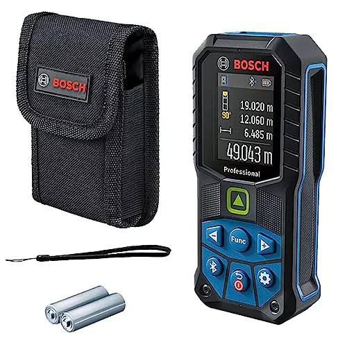 Bosch Professional Laser-Entfernungsmesser GLM 50-27 C - Bluetooth, IP65, Tasche