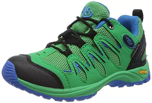 Brütting Expedition Kids Traillaufschuhe, grün/blau/schwarz