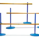 BS Toys Hürden Spiele für Kinder - Verstellbare Hindernisse für Indoor und Outdoor