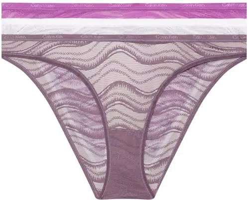 Calvin Klein Damen Slips Bikini Form mit Spitze - Elegante Unterwäsche