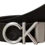Calvin Klein ADJ CK METAL BOMBE 35MM Verstellbarer Gürtel für Herren