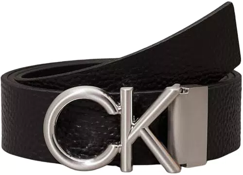 Calvin Klein ADJ CK METAL BOMBE 35MM Verstellbarer Gürtel für Herren