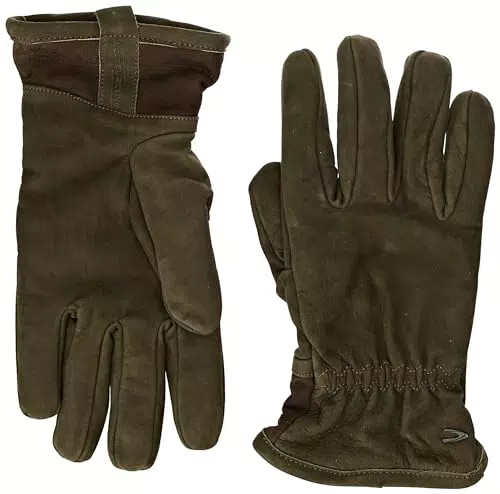 camel active Herren authentischer Lederhandschuh Fäustlinge