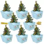 CAREDGO Geschenkboxen Weihnachten – Geschenkschachtel für Pralinen und Süßigkeiten