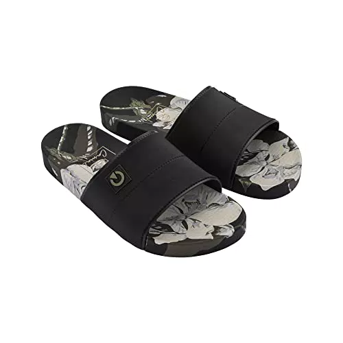 Herren Cartago MARESIAS Sandalen, Schwarz/Beige/Grün
