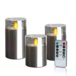 CeSunlight LED Kerzen mit Timerfunktion für Halloween, Weihnachten und Hochzeiten