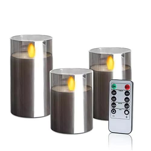 CeSunlight LED Kerzen mit Timerfunktion für Halloween, Weihnachten und Hochzeiten