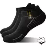 Cevapro Sportsocken Herren Damen Baumwolle Atmungsaktiv mit Bogenunterstützung