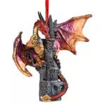 Sansibar Christbaumschmuck Drachen-Statue für festliche Dekoration