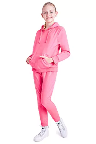 CityComfort Jogginganzug Mädchen, Trainingsanzug Kapuzenpullover und Jogginghosen
