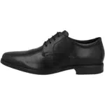 Clarks Herren Howard Walk Oxford, Schwarzes dunkelschwarzes Leder