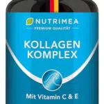 Premium Hyaluronsäure Kollagen Komplex mit Vitamin C & A für glatte Haut