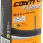 Continental Schlauch Race 28 Training für Gravel Bikes, SV 60 Fahrradschlauch