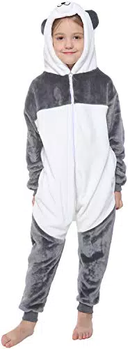 Corimori MEI Panda Kinder Jumpsuit Kostüm für Jungen und Mädchen