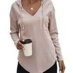 Cuptacc Damen Hoodie Oversize Pullover Langarmshirt Sweatshirt