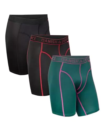 DANISH ENDURANCE Herren Sport Boxershorts, 3er Pack