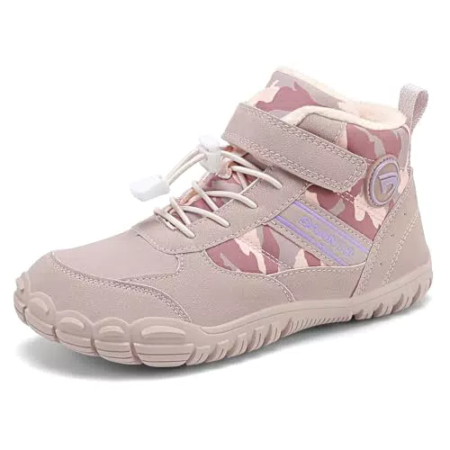 DANNTO Kinder Winterschuhe gefüttert für Jungen und Mädchen
