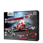 Darda Rennbahn Set Flash Fighter - Autorennbahn mit Looping für Kinder ab 5 Jahren