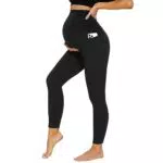 DDOBB Umstandsleggings mit Taschen - Blickdichte High Waist Schwangerschaftsleggings
