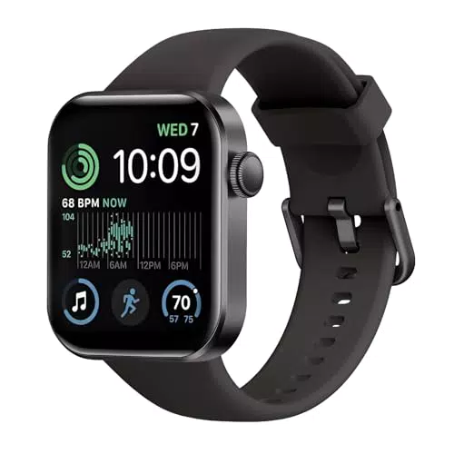 DDXCAW Smartwatch für Damen und Herren, 1,85" Fitnessuhr mit Telefonfunktion und Herzfrequenzmonitor