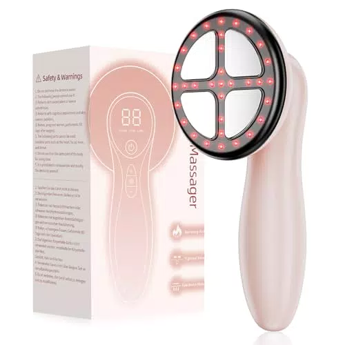 Depsoul Massagegerät gegen Cellulite mit 4 Massageköpfen für Bauch und Beine