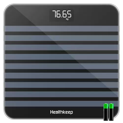 Ultraschlanke Personenwaage mit Hochpräzisions-Sensoren und Step-On-Technik
