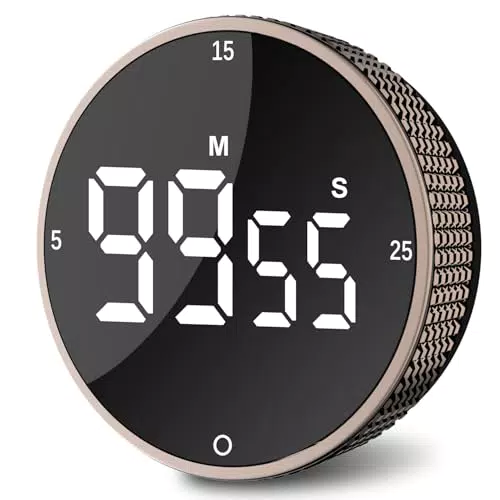 Digitaler Küchentimer mit LED-Anzeige – Magnetische Eieruhr und Stoppuhr