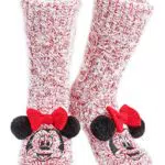 Disney Antirutschsocken Damen mit 3D-Ohren - Kuschelsocken für den Winter