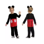 Disney Mickey Mouse Kostüm für Kinder mit Haarband – Weihnachts- und Halloween-Kostüm