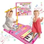 DQMOON Musikmatte für Kinder – Geschenkidee für Jungen und Mädchen 3-6 Jahre