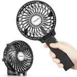 EasyAcc Mini Handventilator - Tragbarer USB Ventilator mit Akku für Reisen und Zuhause